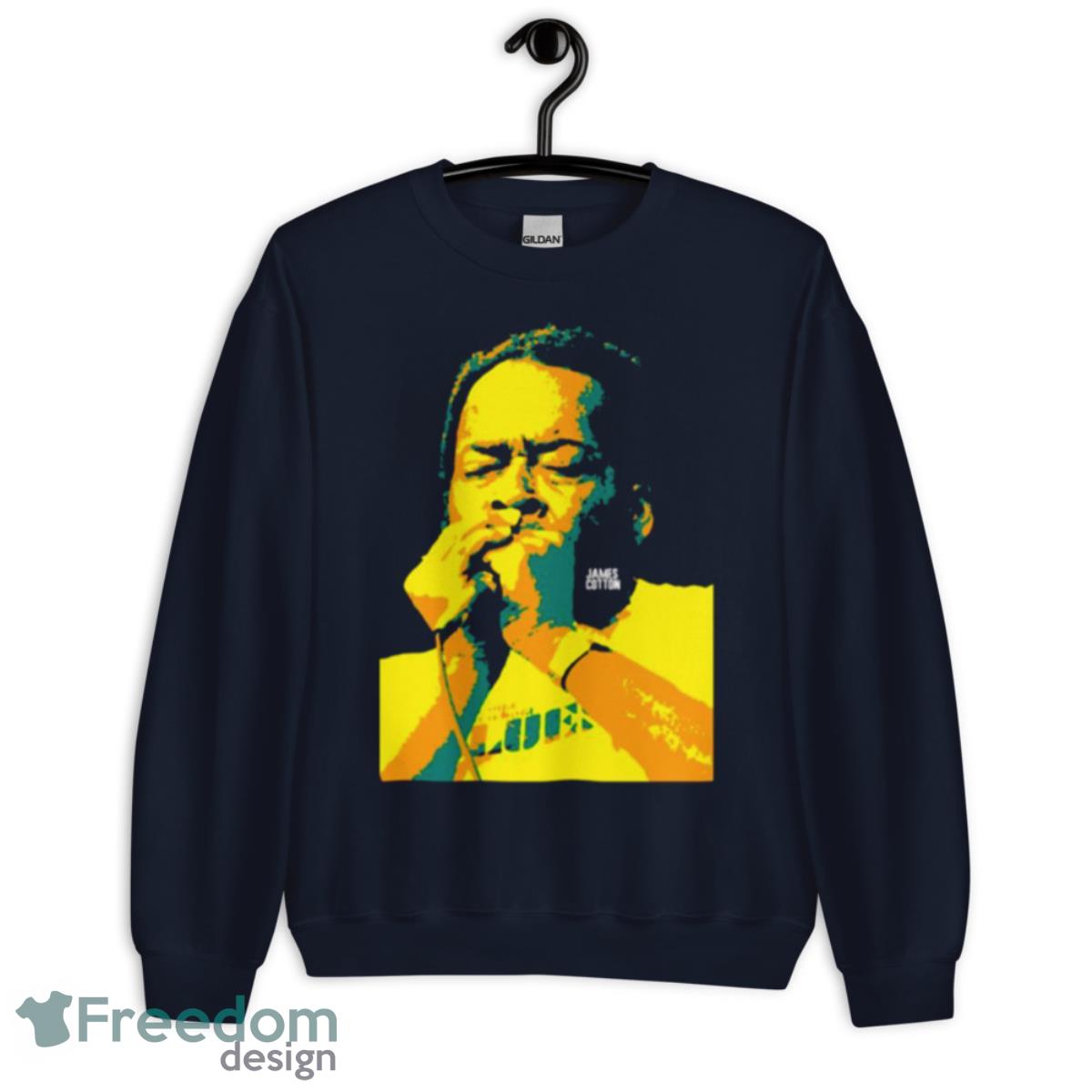 American Blues Harmonica James Cotton shirt Product Photo 2