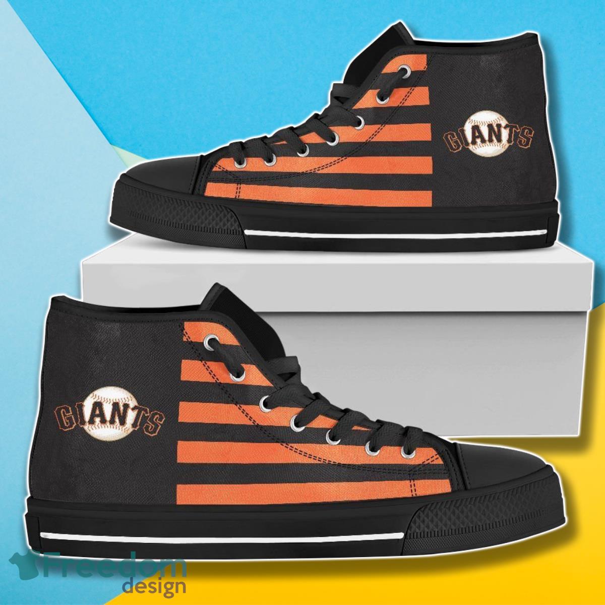 American Flag San Francisco Giants MLB High Top Shoes For Men Women Fans Product Photo 1