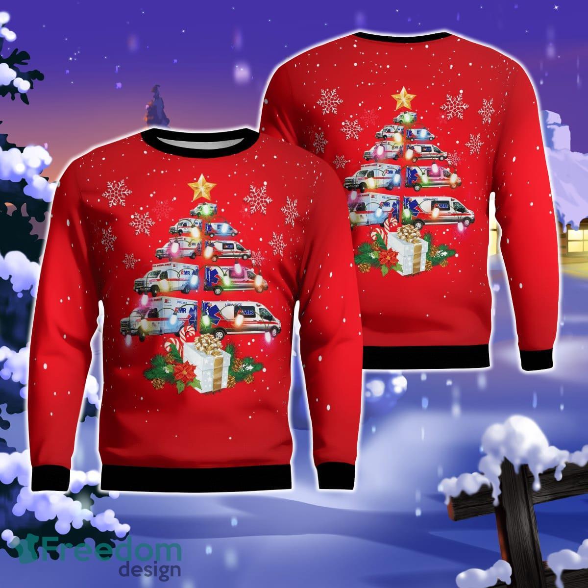 AMR Capital Region AOP Sweater Christmas Gift For Men Women Product Photo 1