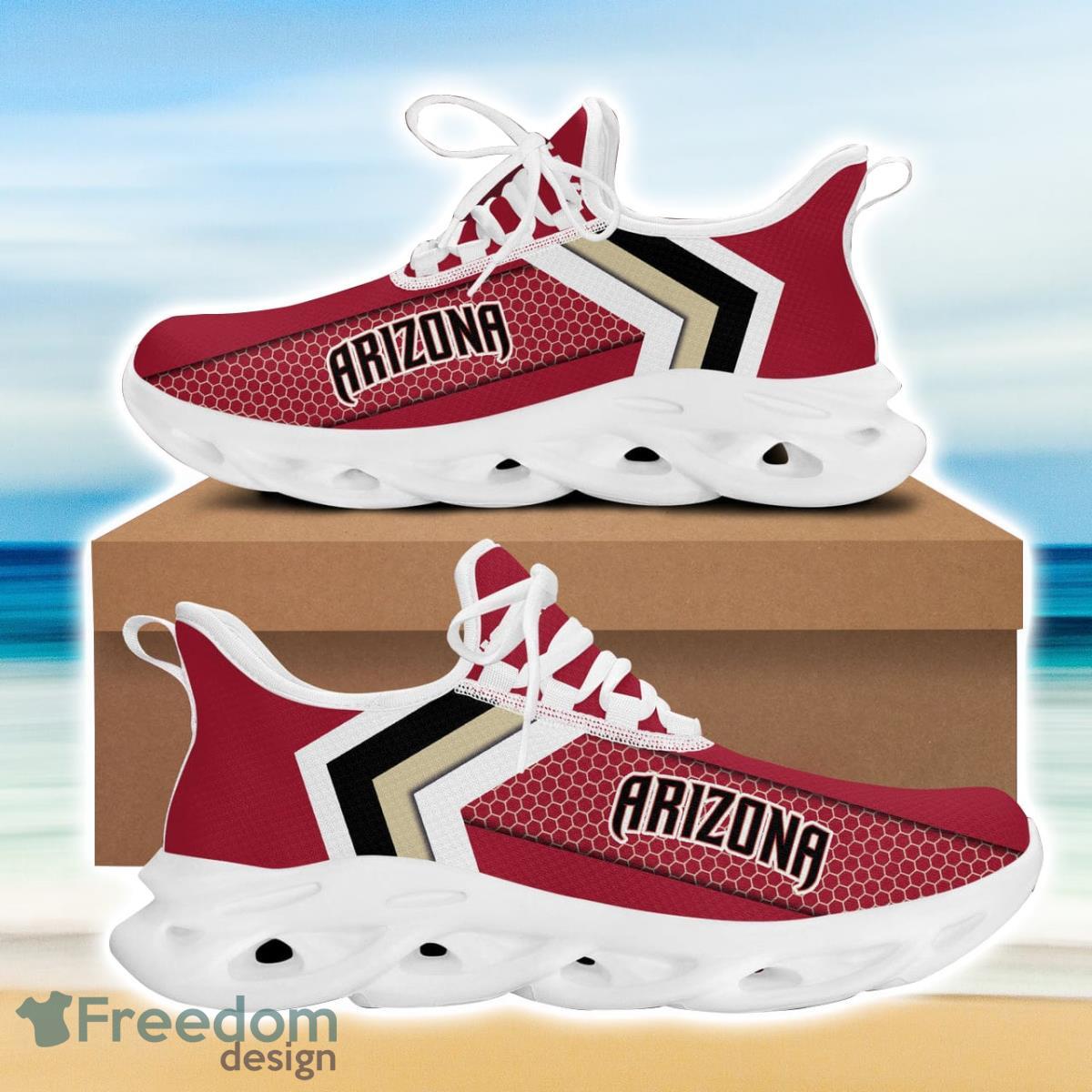 Arizona Baseball Diamondbacks Max Soul Sneakers Running Sport Shoes For Men Women Custom Name Product Photo 2