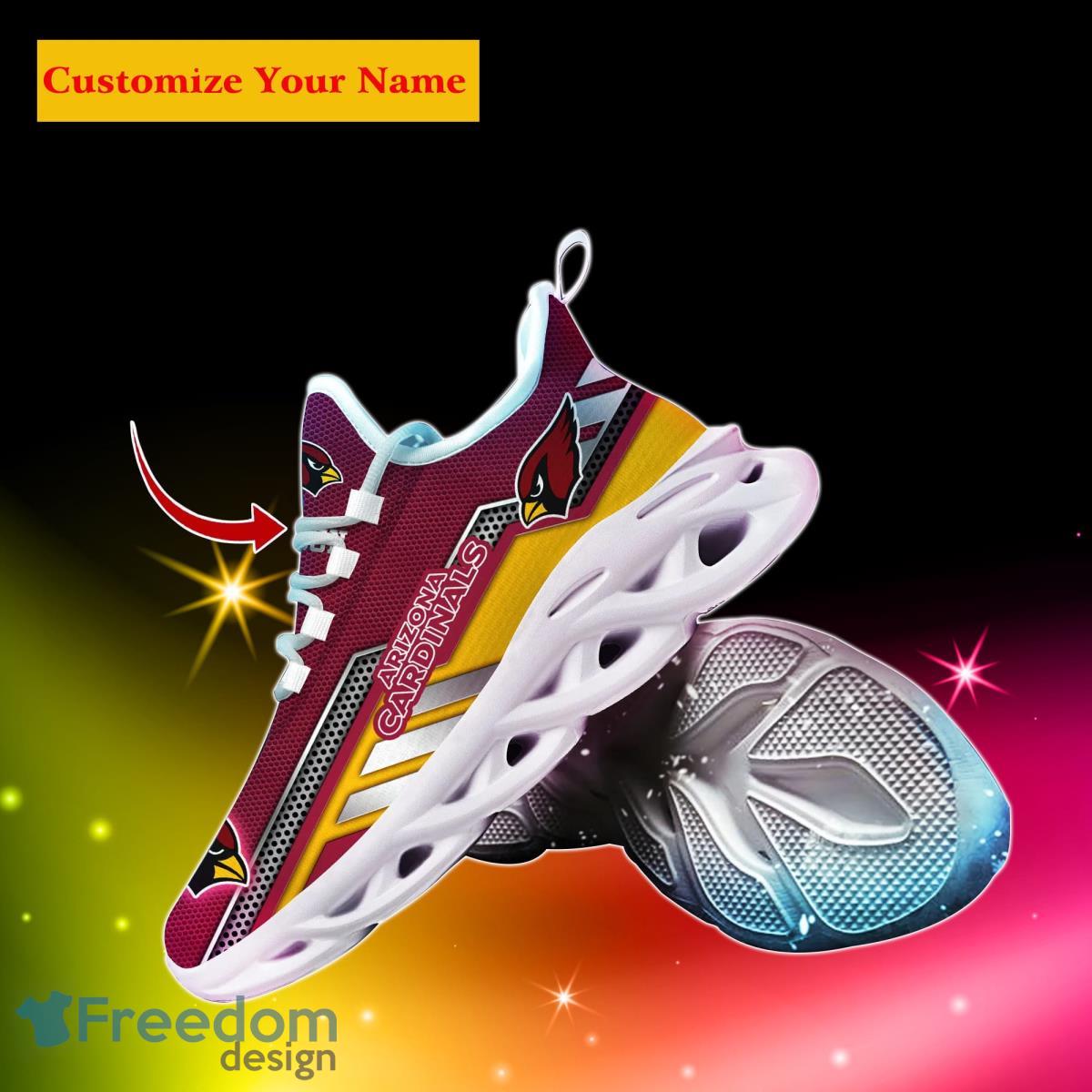 Arizona Cardinals NFL Custom Name Max Soul Shoes Bet Gift For Men Women Fans Product Photo 2