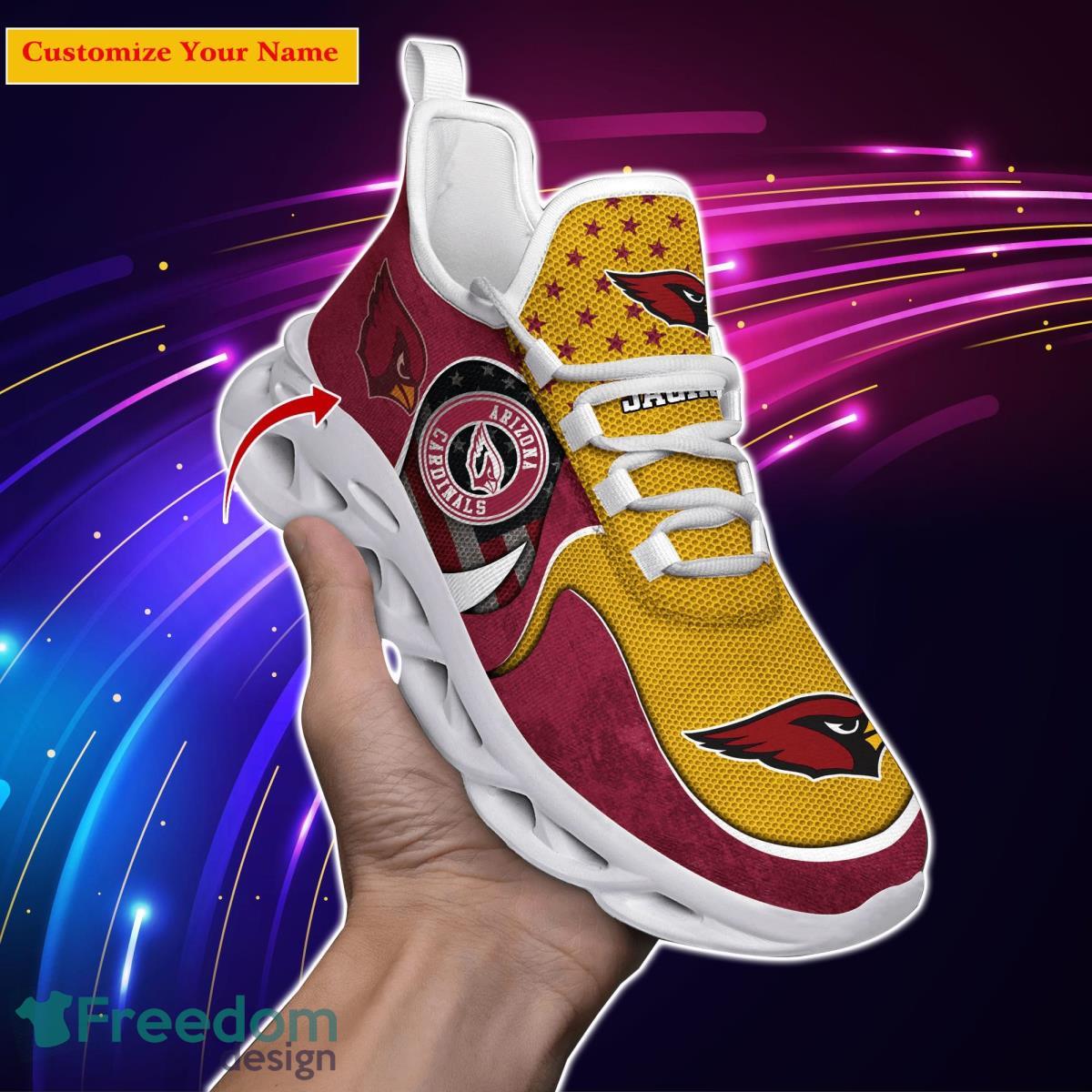 Arizona Cardinals NFL Custom Name Max Soul Shoes Special Gift For Men Women Fans Product Photo 1