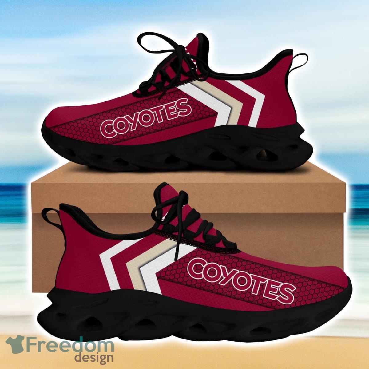 Arizona Hockey Coyotes Max Soul Sneakers Running Sport Shoes For Men Women Custom Name Product Photo 1