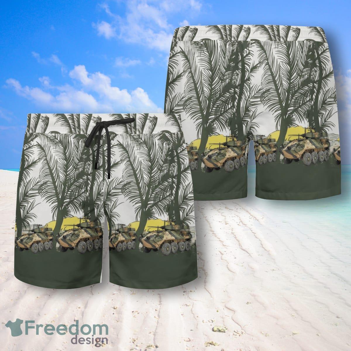 ASLAV Australian Army Hawaiian Shirt & Shorts Best Gift For Men Product Photo 2