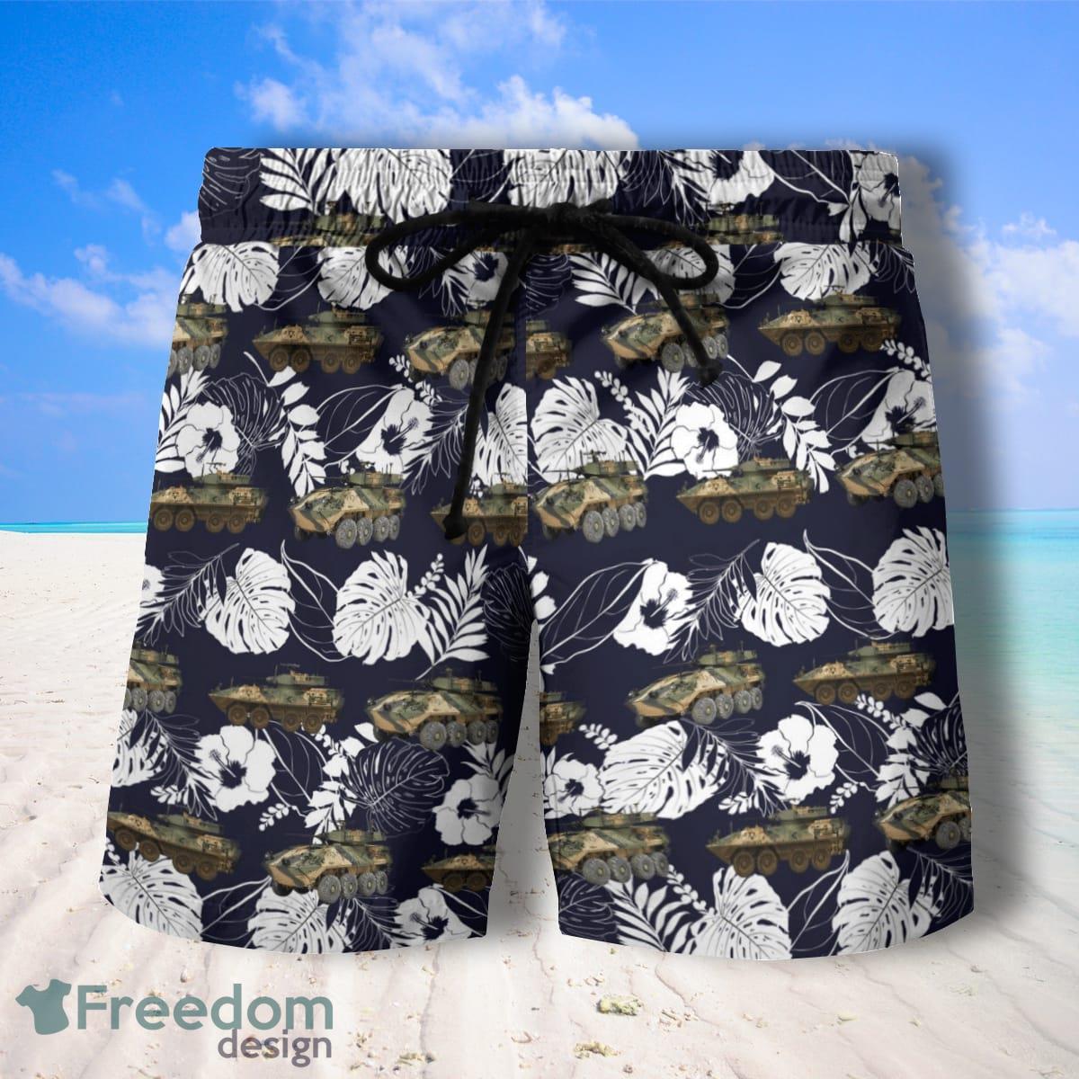 ASLAV Australian Army Hawaiian Shirt & Shorts Special Gift For Men Product Photo 2