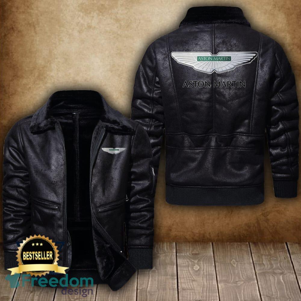 Aston martin leather outlet jacket