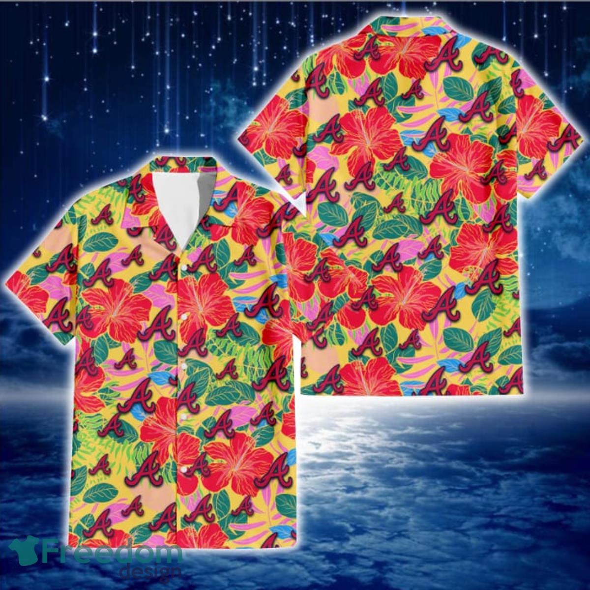 Atlanta Braves Americana Hawaiian Shirt Unique - Revetee