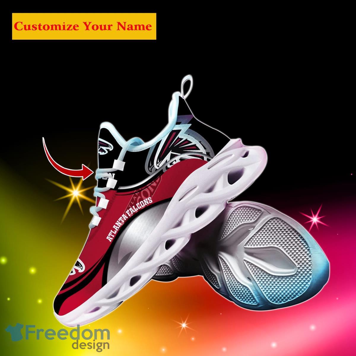 Atlanta Falcons NFL Custom Name Max Soul Shoes Unique Gift For Men Women Fans Product Photo 2