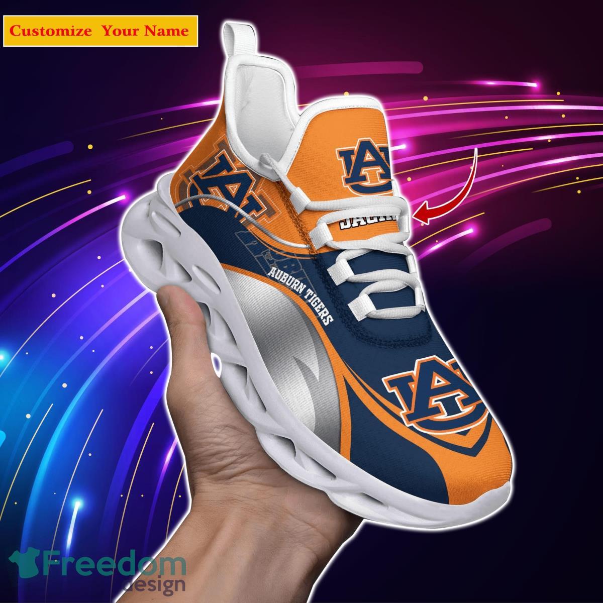 Auburn Tigers NCAA1 Custom Name Max Soul Shoes Unique Gift For Men Women Fans Product Photo 1