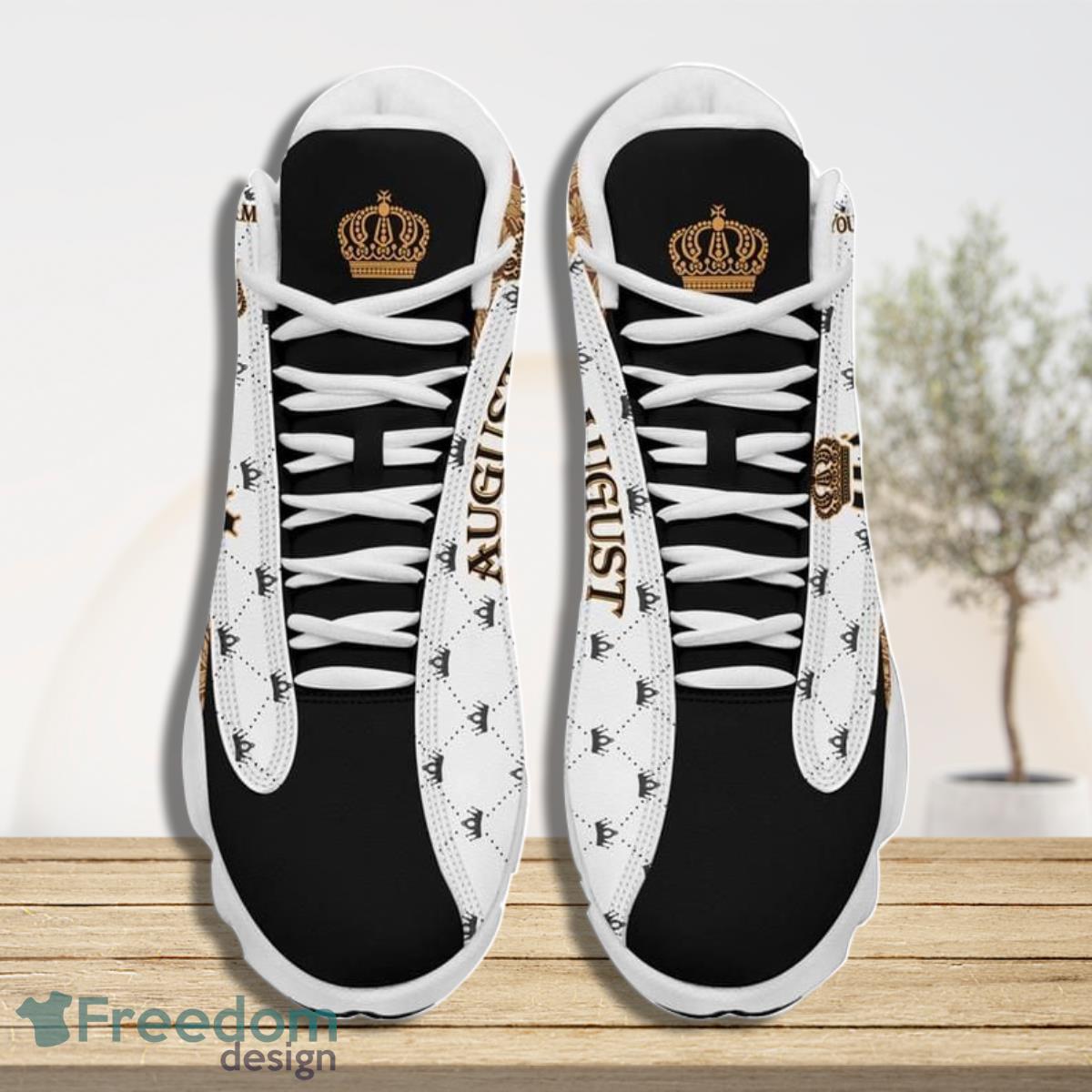 August Queen Air Jordan 13 Custom Name Sneakers Best Gift For Men And Women Product Photo 1