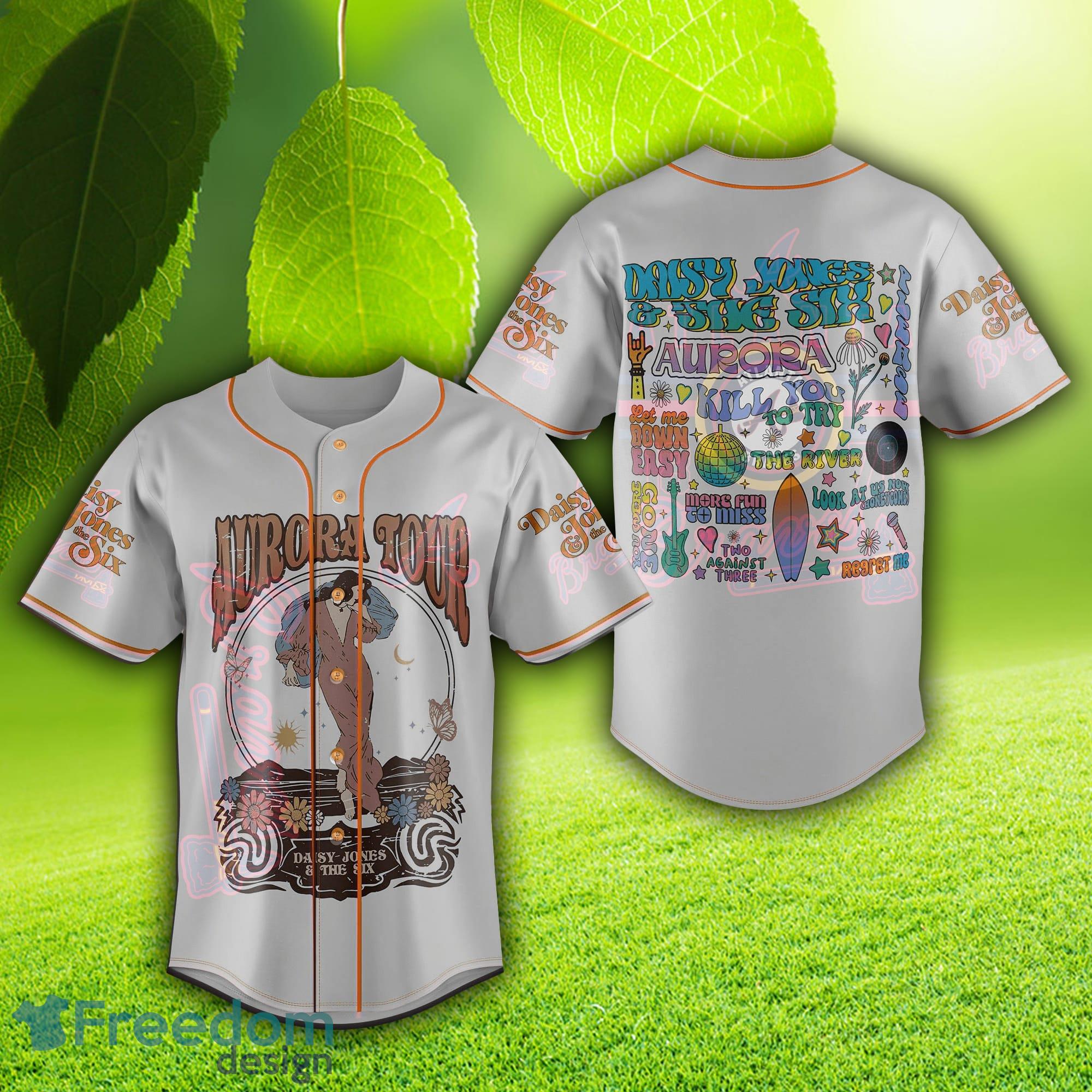 Aurora Tour Daisy Jones And The Six White Baseball Jersey Gift For Men And  Women - Freedomdesign