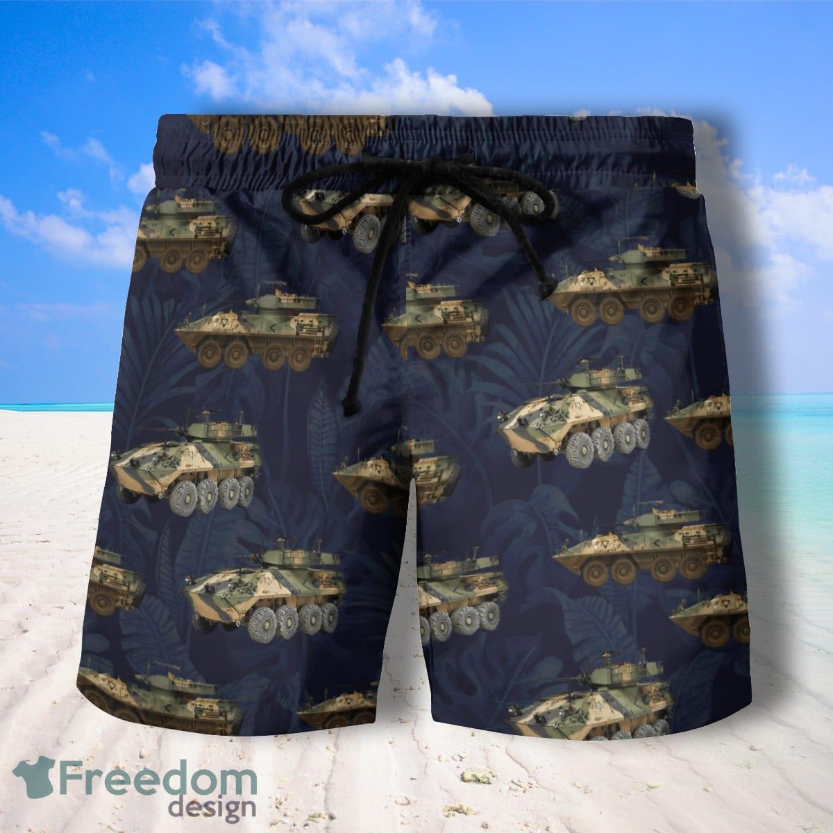 Australian Army Hawaiian Shirt And Shorts Best Style For Men Product Photo 2