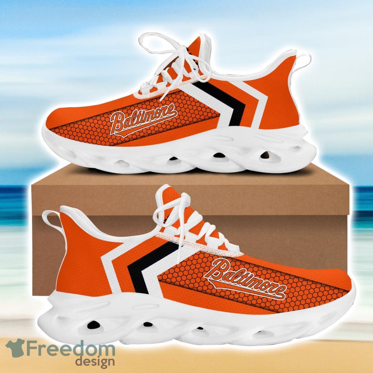 Baltimore Baseball Orioles Max Soul Sneakers Running Sport Shoes For Men Women Custom Name Product Photo 2