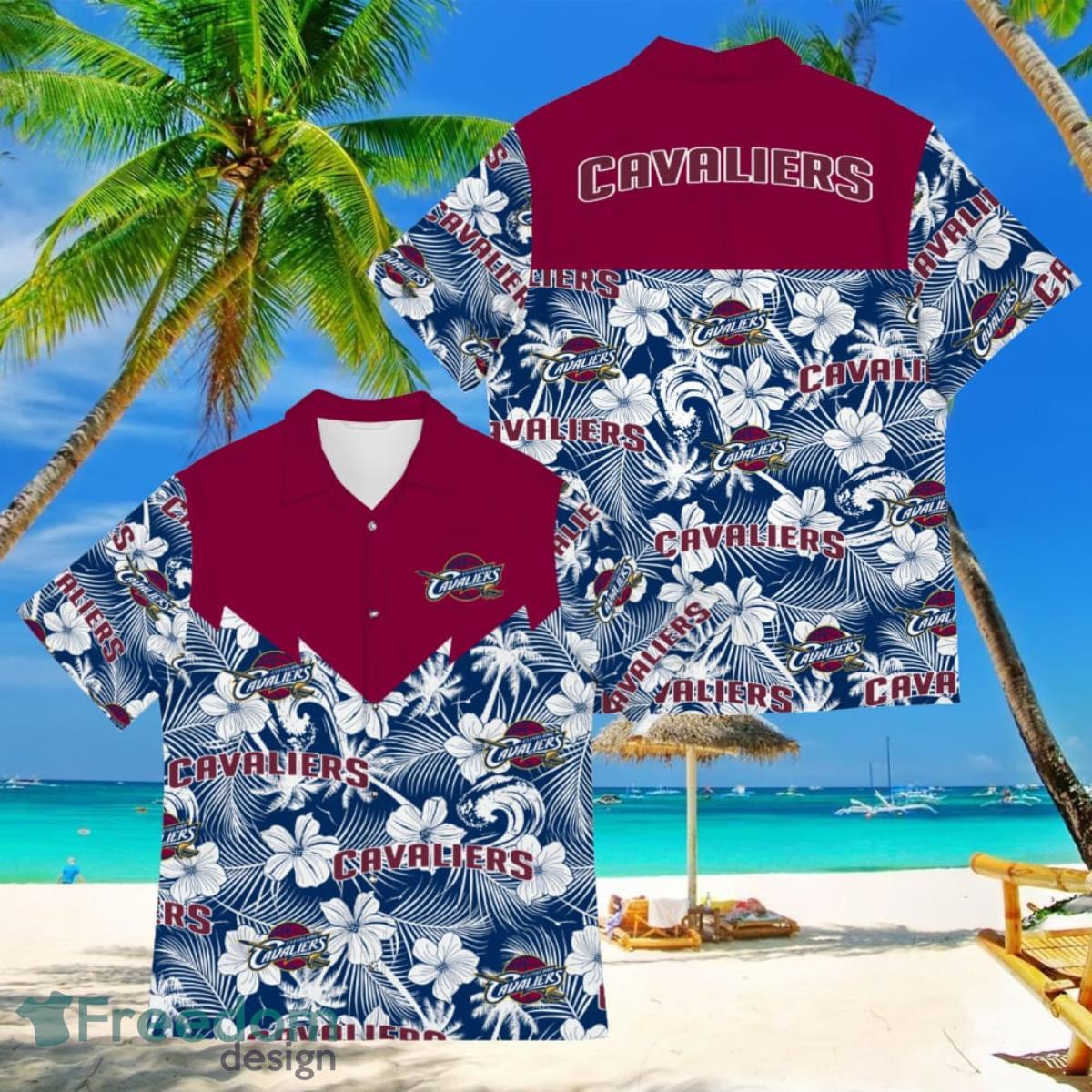 Baseball American Hawaii Shirt Tropical Beach Tree Cleveland