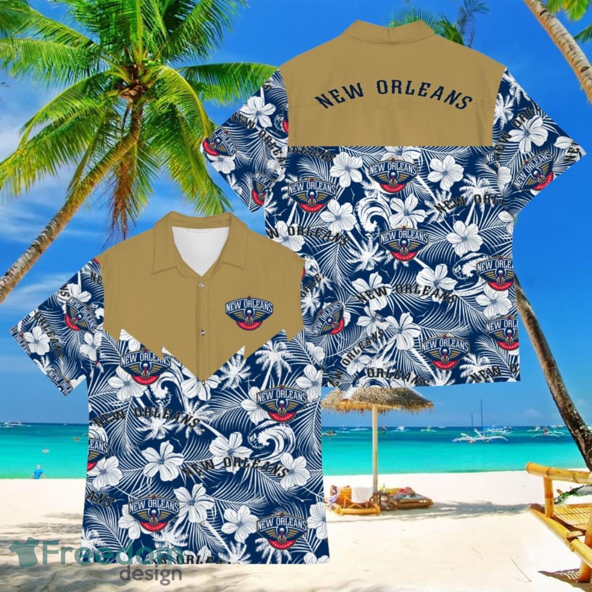 New York Mets Orange Hawaiian Shirt - Freedomdesign