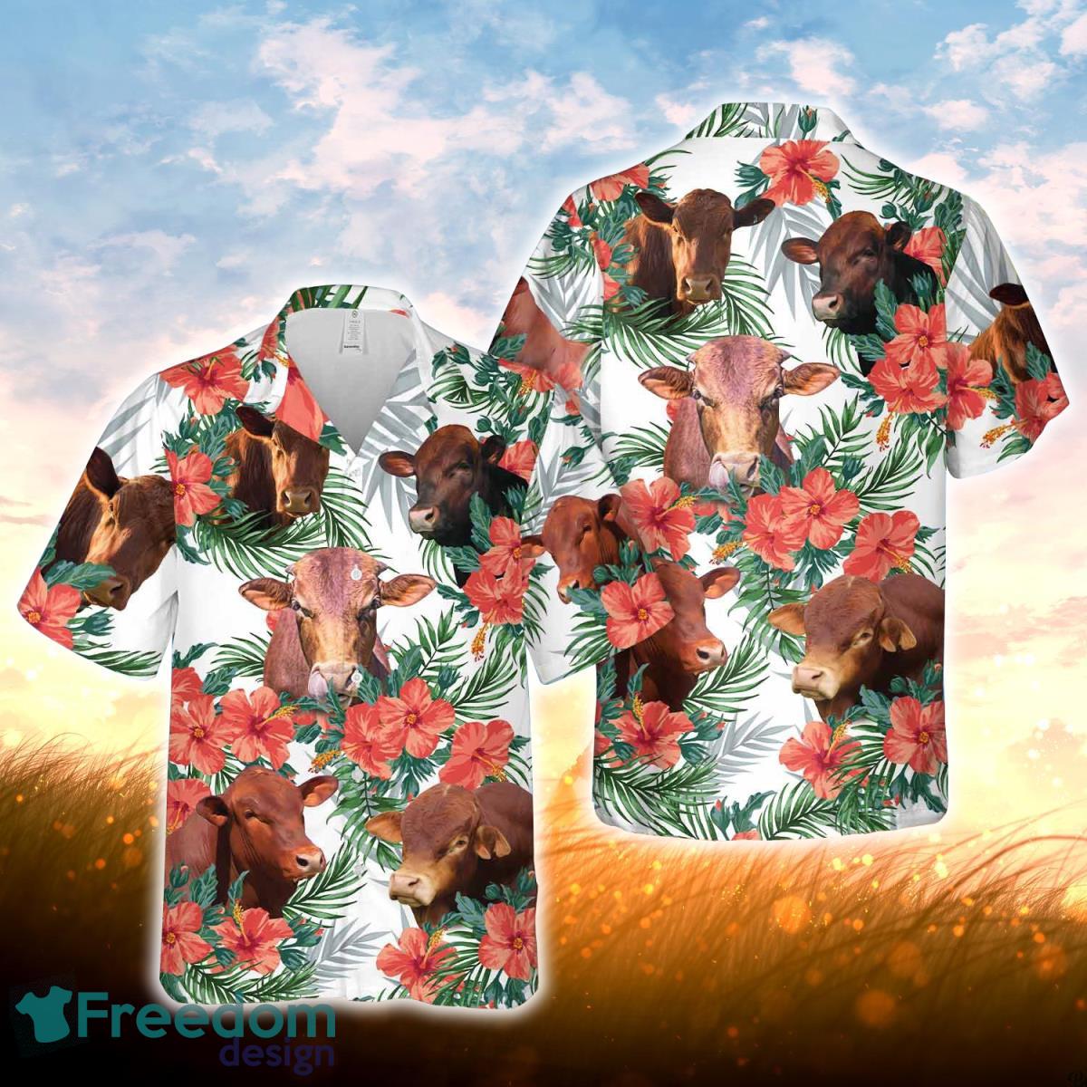 Beefmaster Hawaiian Flowers Hawaiian Shirt For Men Women Product Photo 1