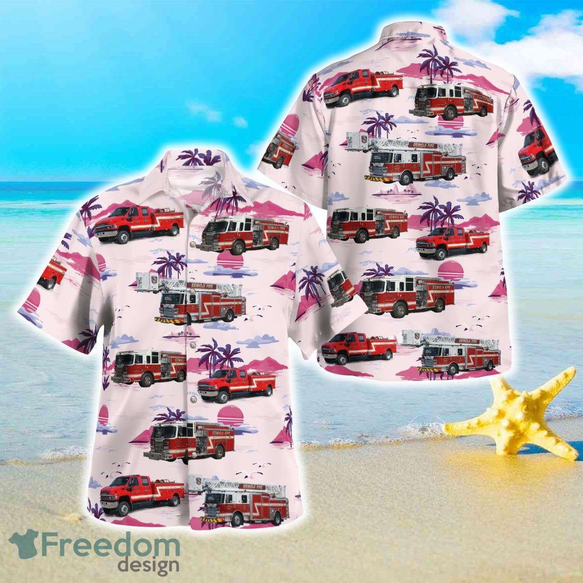 Bemidji Fire Trucks Hawaiian Shirt Best Style For Men Women Product Photo 1