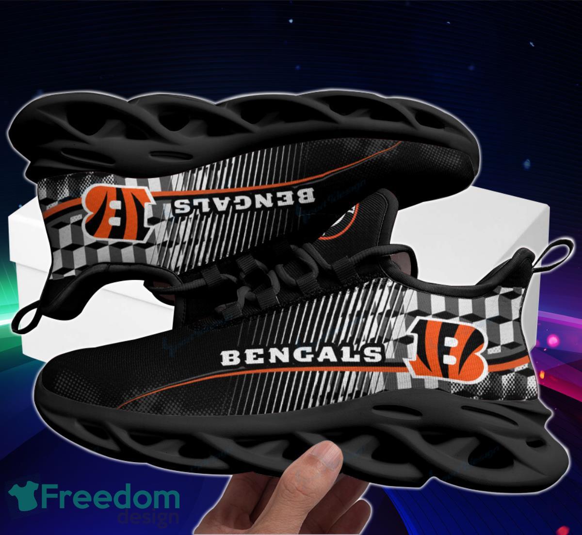 Bengals Football Team Max Soul Shoes Running Sneakers Best Gift For Fans Product Photo 2