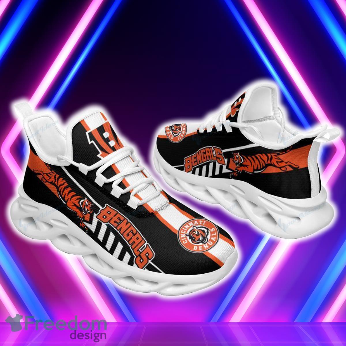 Bengals Football Team Max Soul Shoes Running Sneakers Style Gift For Fans