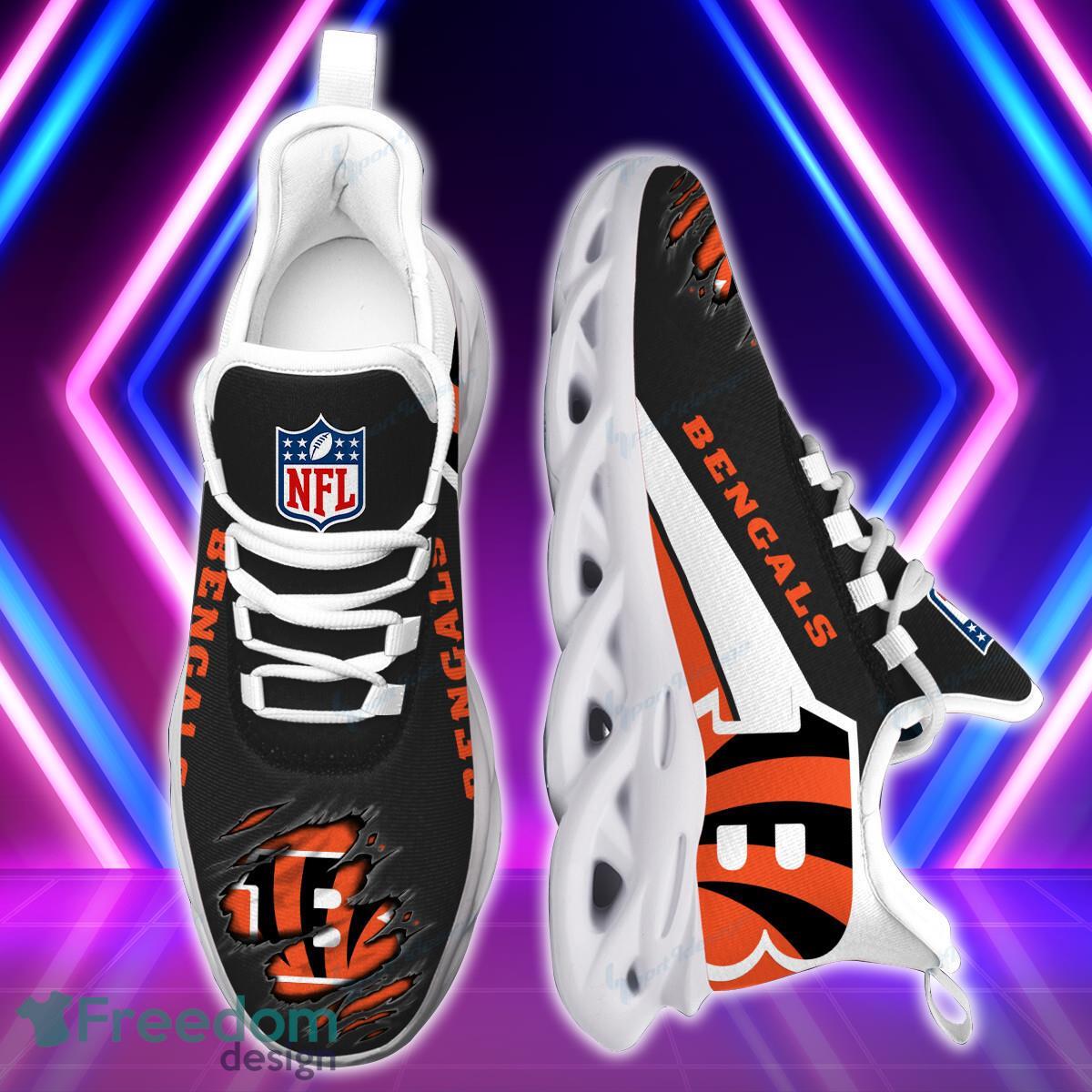 Bengals Football Team Max Soul Shoes Running Sneakers Great Gift For Fans Product Photo 1