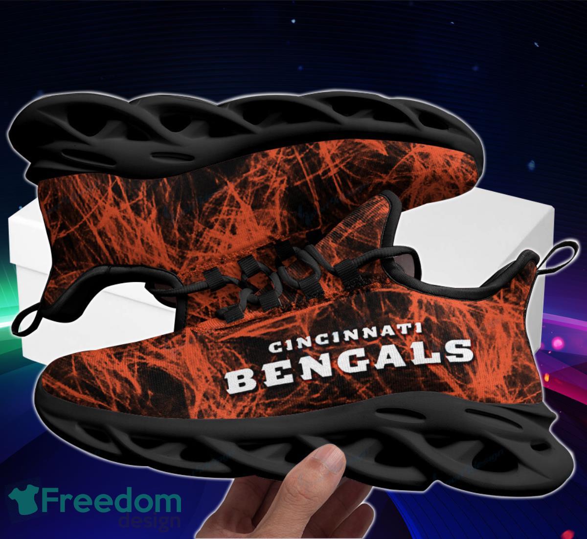 Bengals Football Team Max Soul Shoes Running Sneakers Impressive Gift For Fans Product Photo 2