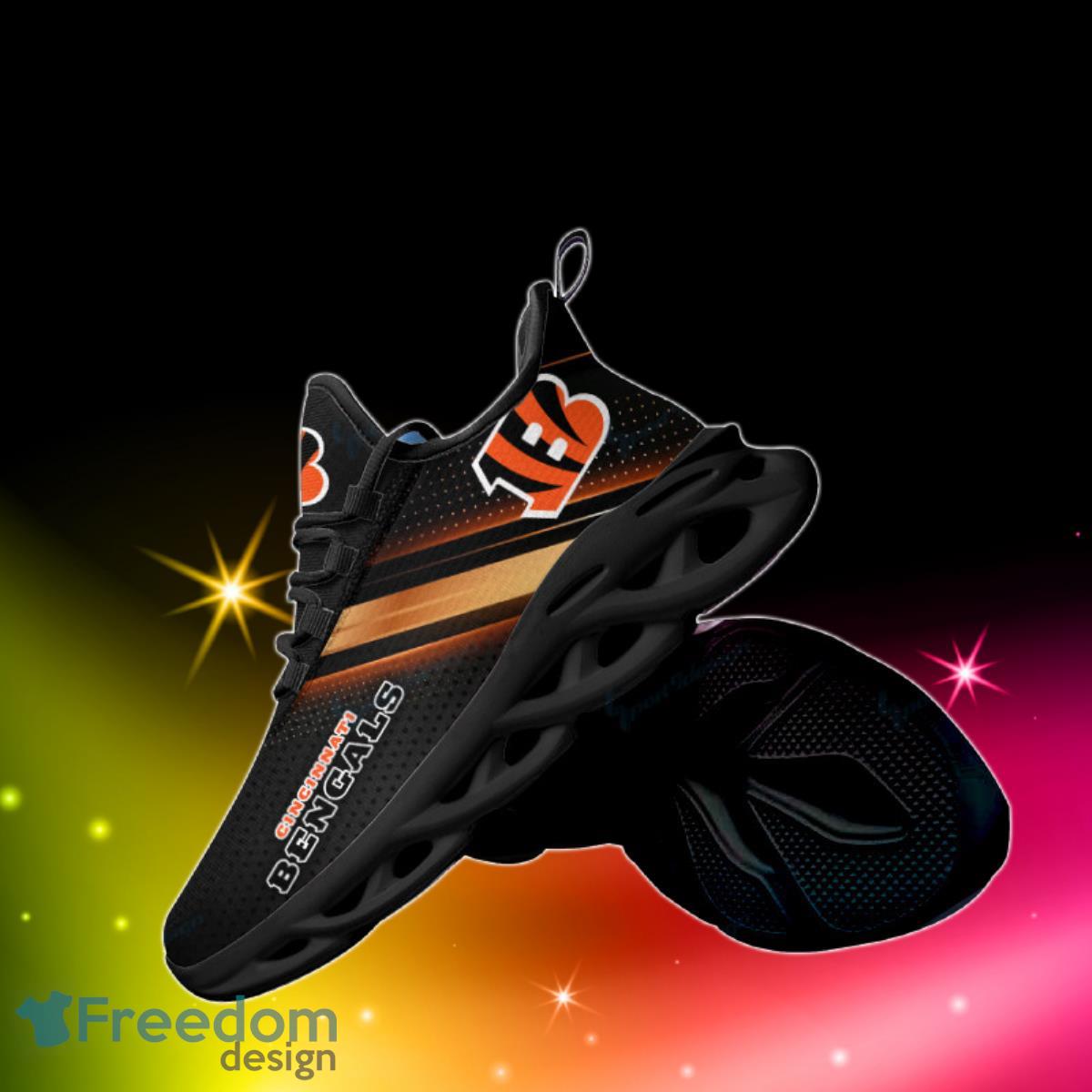 Bengals Football Team Max Soul Shoes Running Sneakers Unique Gift For Fans Product Photo 2