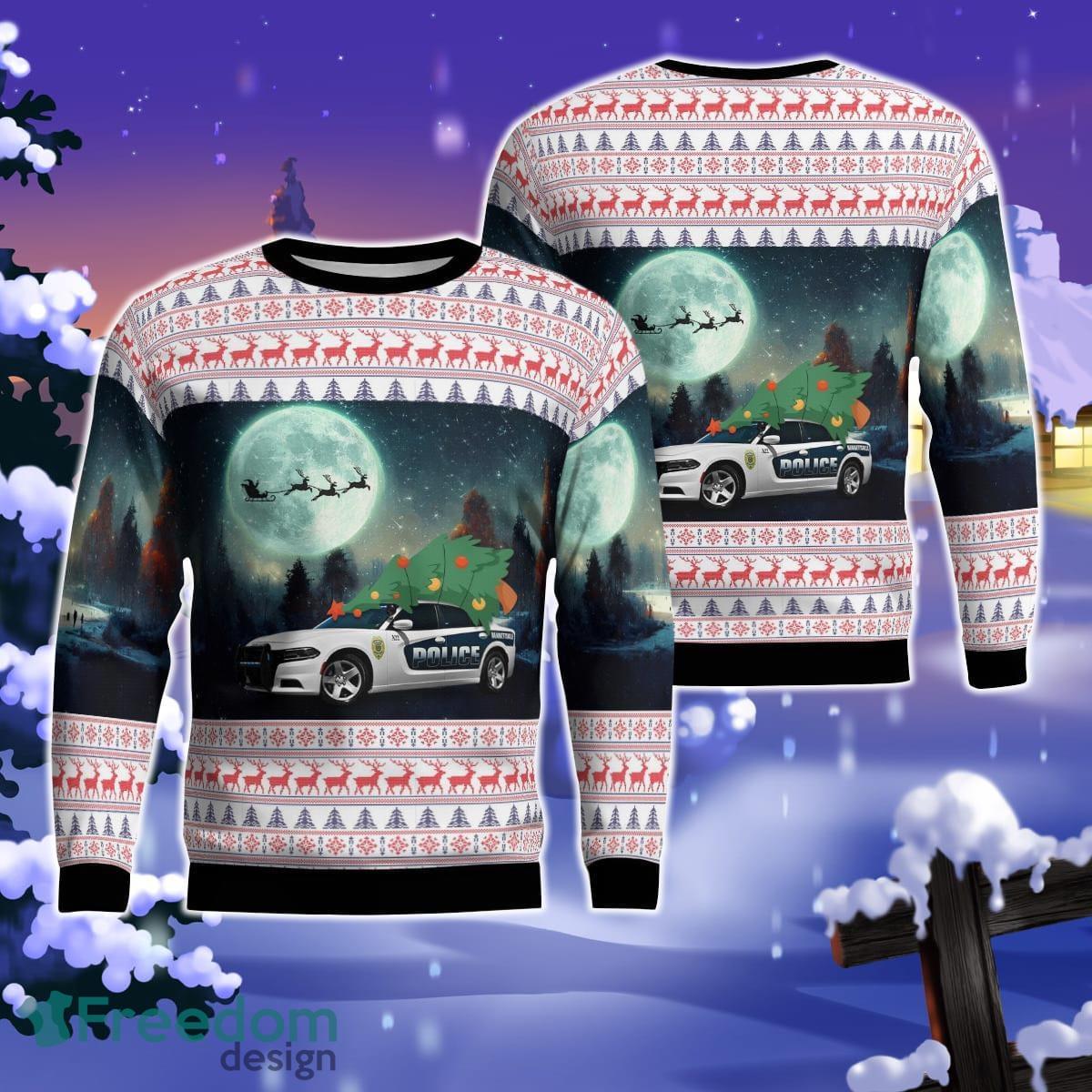 Bennettsville Police Department, Bennettsville, South Carolina Christmas AOP Ugly Sweater Gift For Christmas Product Photo 1