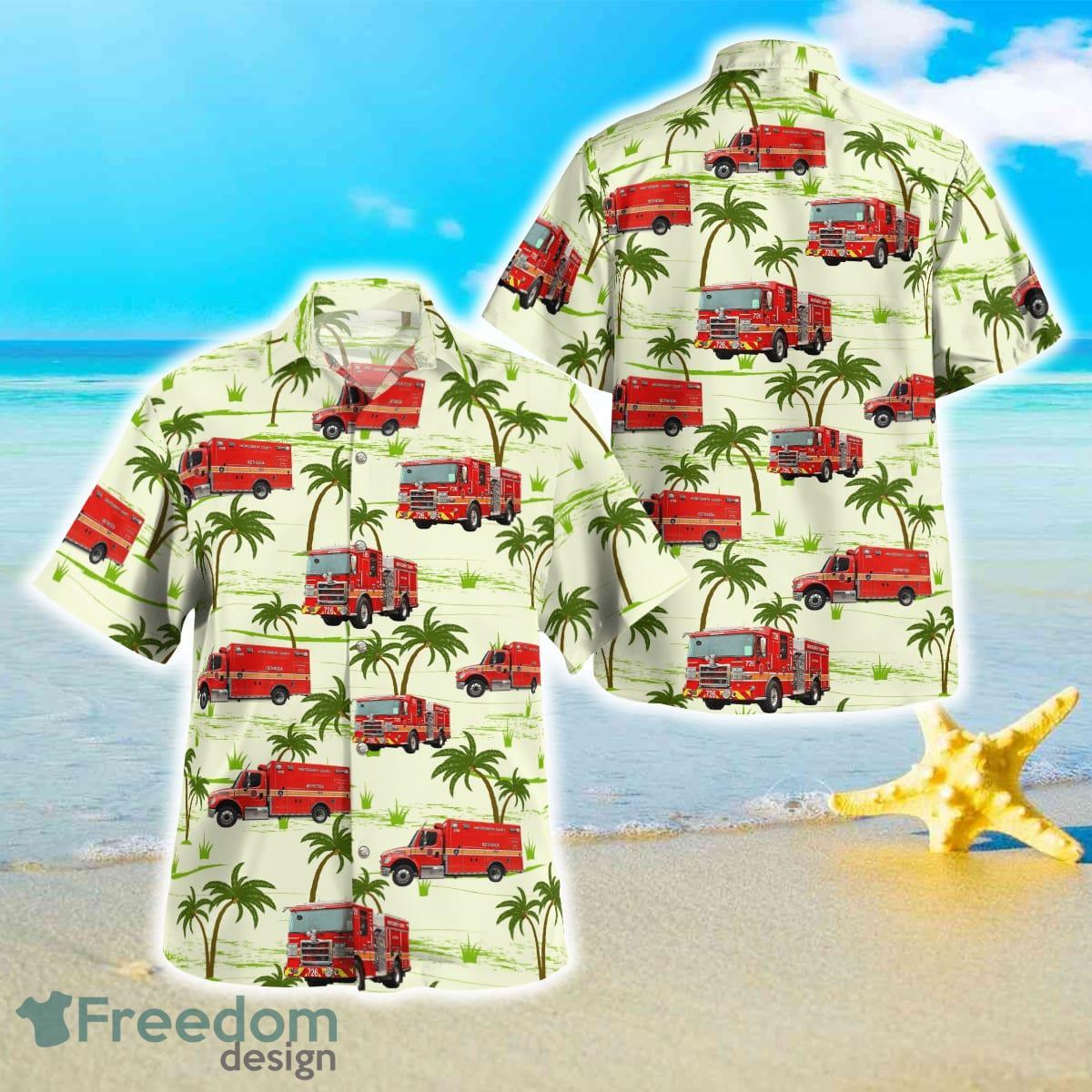 Bethesda Fire Department, Maryland Hawaiian Shirt Best Style For Men Women Product Photo 1