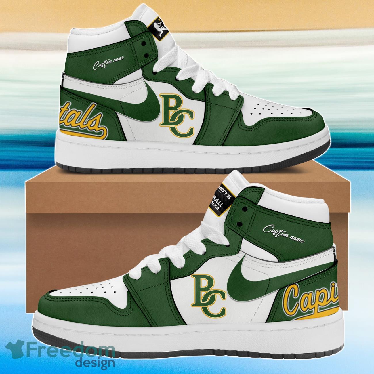 Bonn Capitals Air Jordan Hightop Shoes Custom Name Product Photo 1