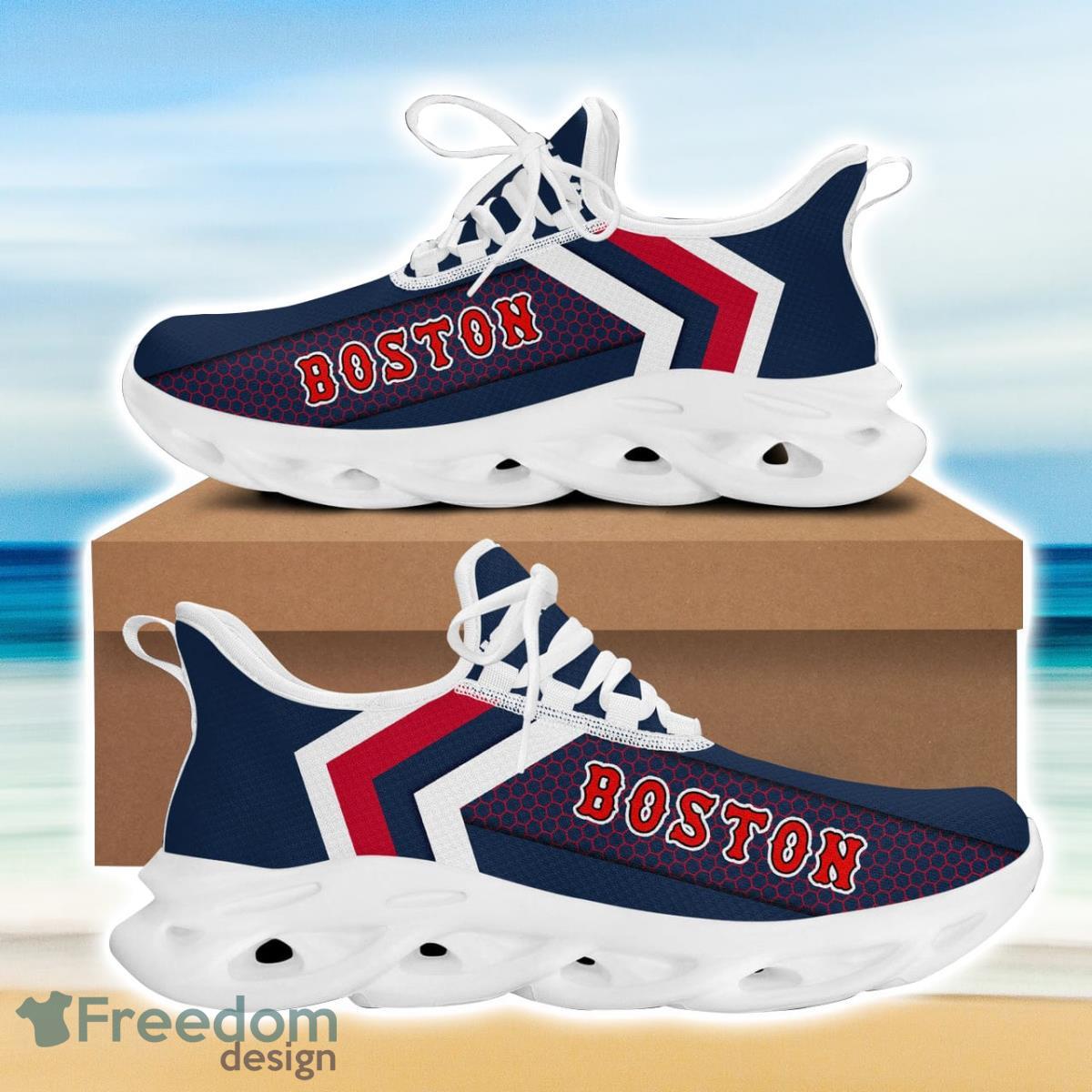 MLB Boston Red Sox Custom Name Stan Smith Shoes
