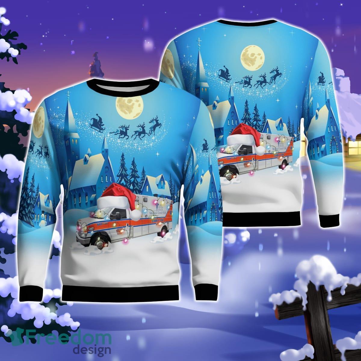 Bowling Green, KY Medical Center EMS AOP Sweater Christmas Gift For Men Women Product Photo 1