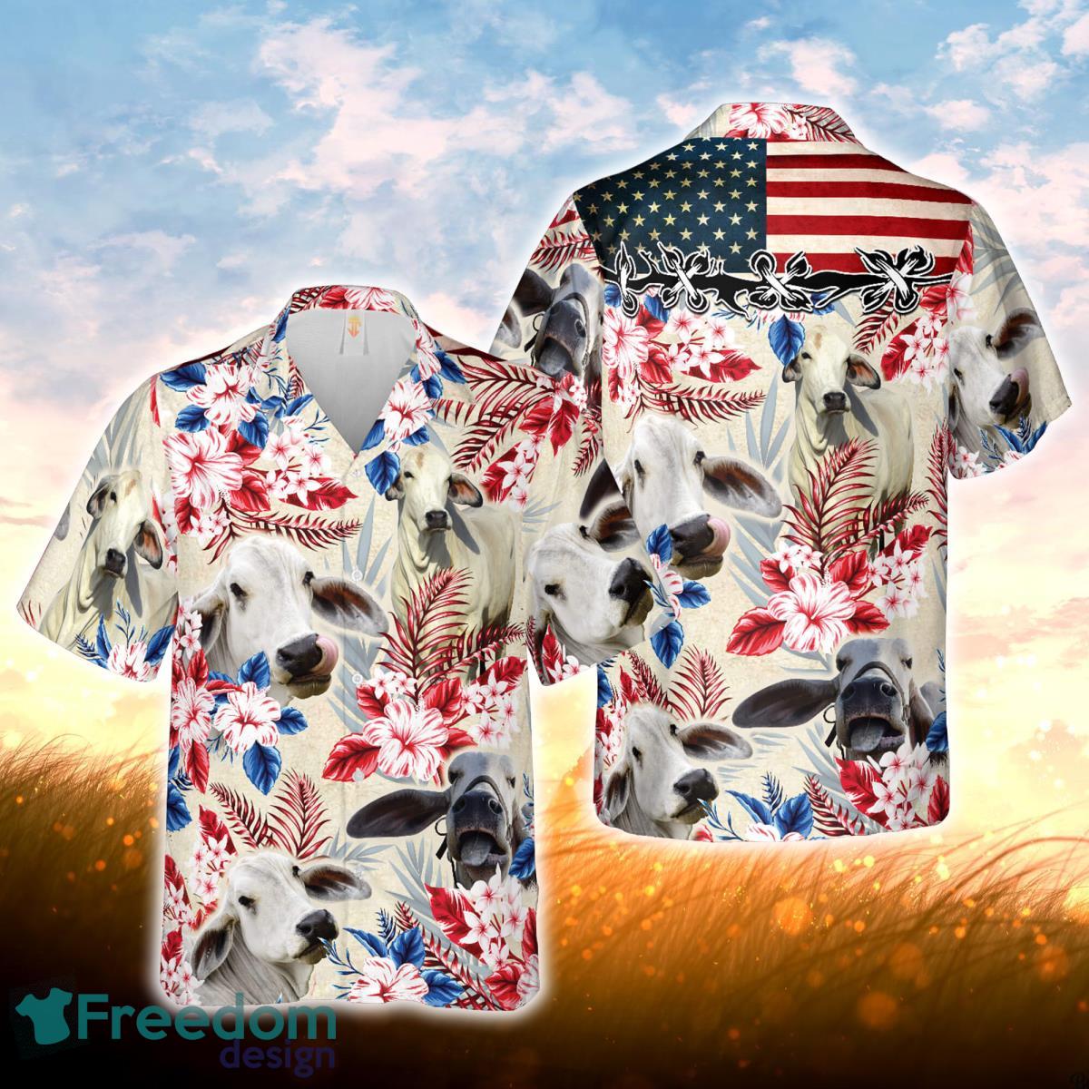 Chicago Cubs American 3D All Over Print Flag Hawaiian Shirt For