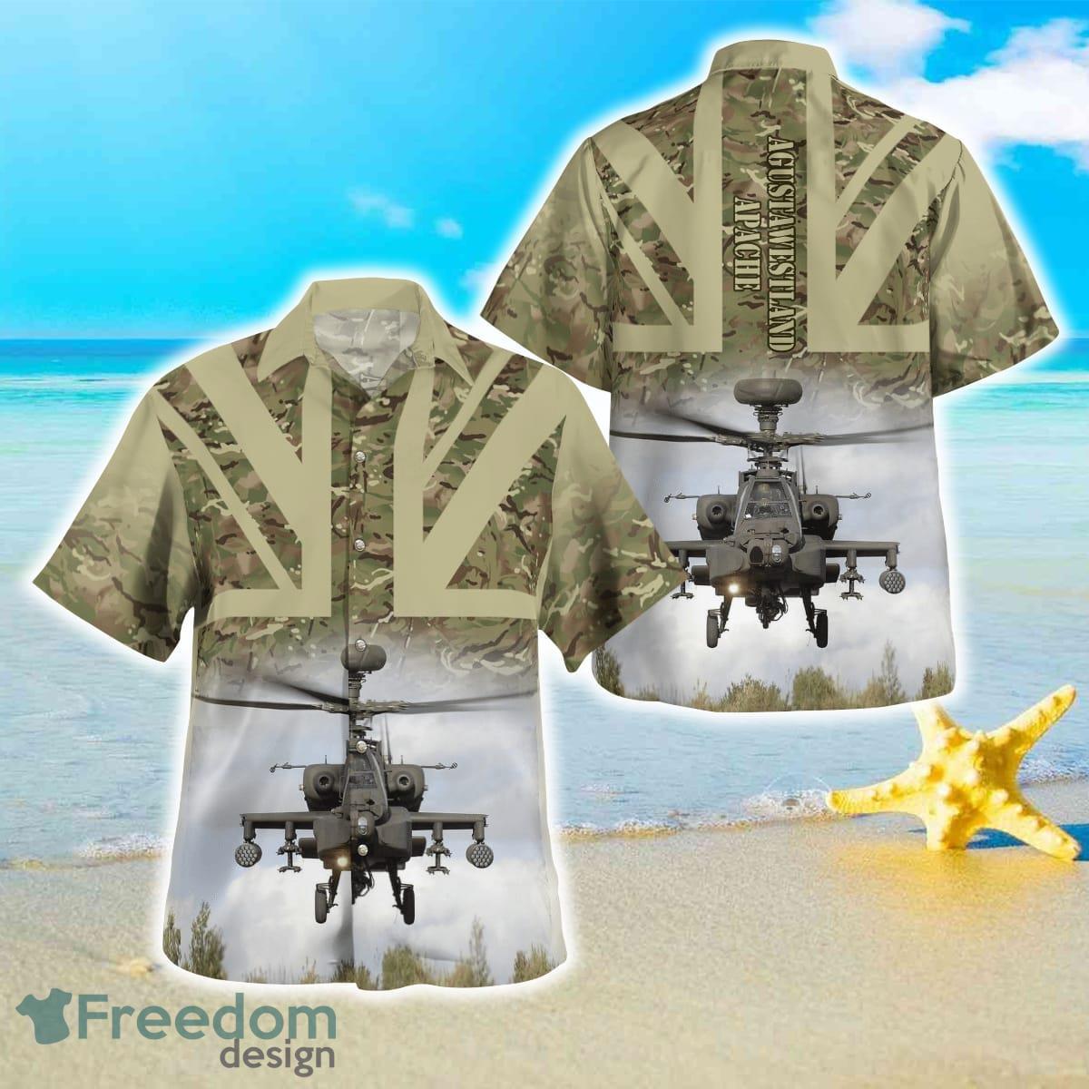 British Army AgustaWestland Apache Hawaiian Shirt Best Style For Men Women Product Photo 1