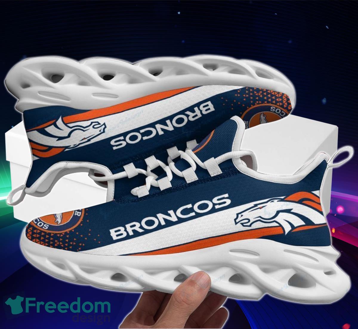 Broncos Football Team Max Soul Shoes Running Sneakers Best Gift For Fans Product Photo 1