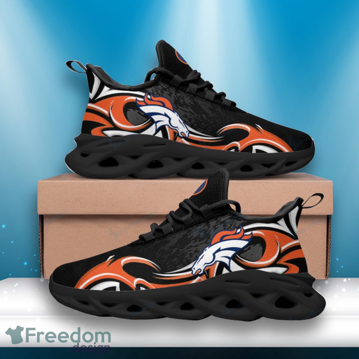 Broncos Football Team Max Soul Shoes Running Sneakers Special Gift For Fans Product Photo 1