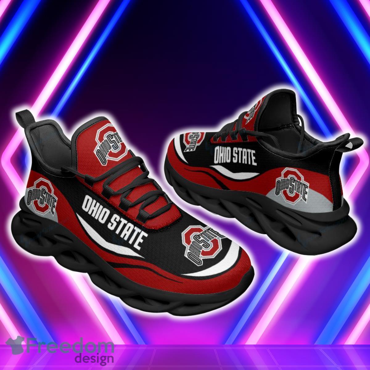 Buckeyes Football Team Max Soul Shoes Running Sneakers Best Gift For Fans Product Photo 2