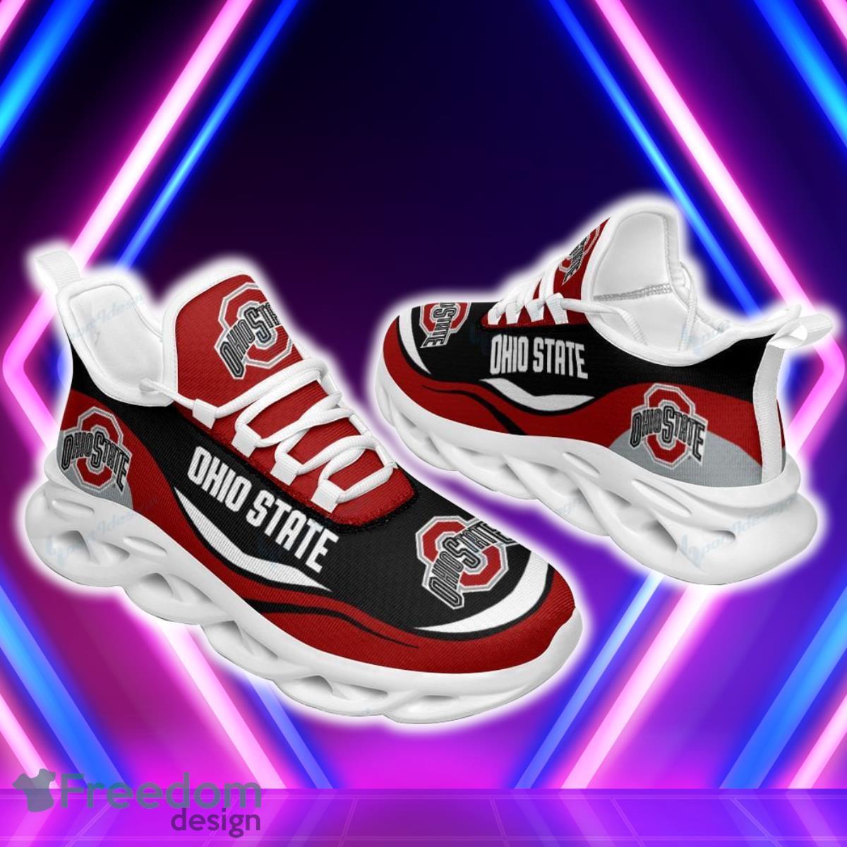 Buckeyes Football Team Max Soul Shoes Running Sneakers Best Gift For Fans Product Photo 1