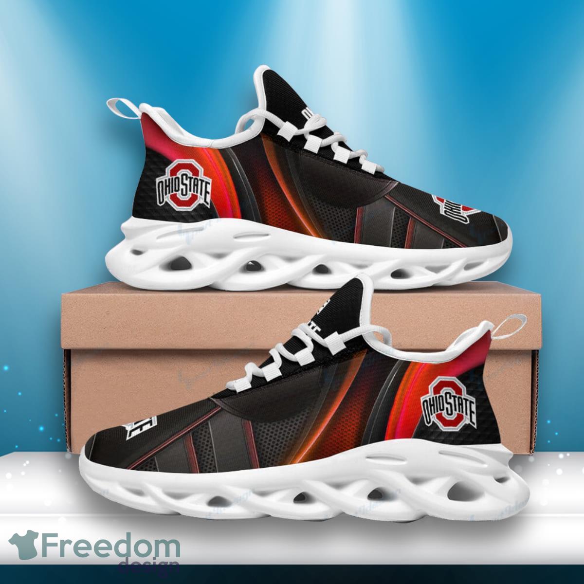 Buckeyes Football Team Max Soul Shoes Running Sneakers Special Gift For Fans Product Photo 1