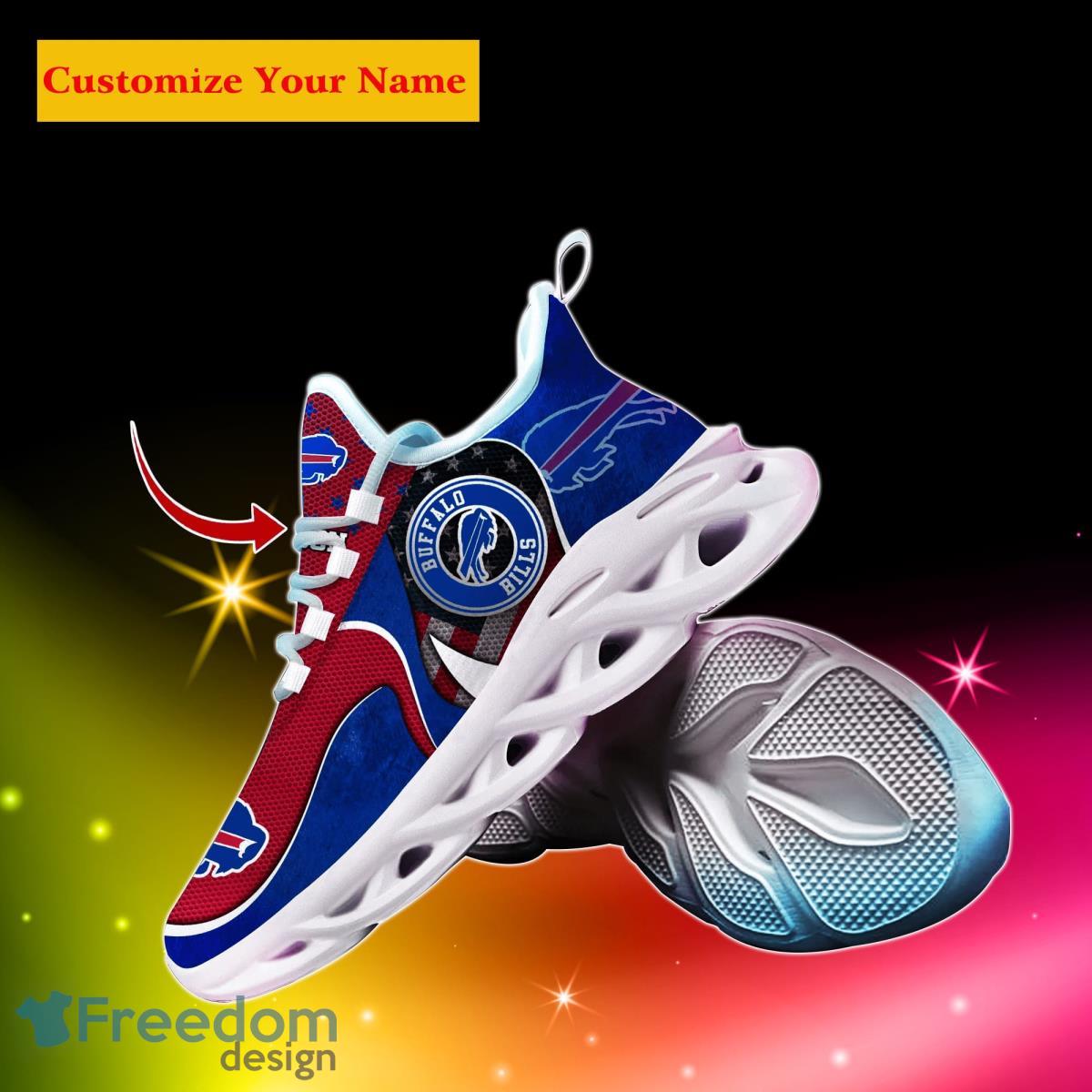 Buffalo Bills NFL Max Soul Shoes Custom Name For Men Women - Freedomdesign