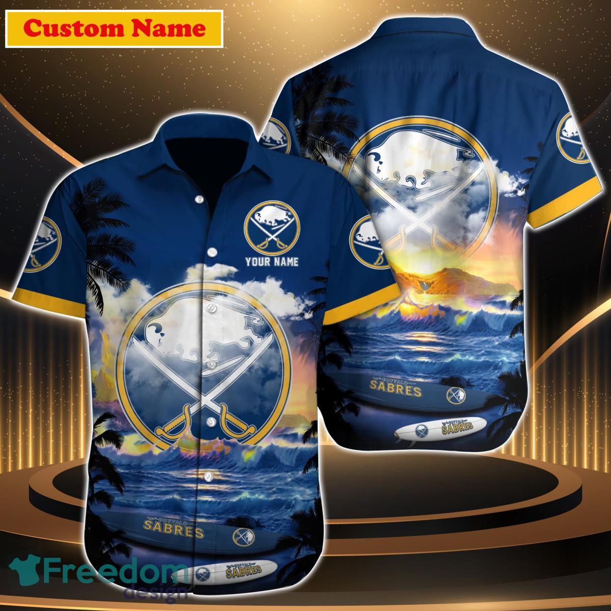 Buffalo Sabres NHL Custom Name Hawaiian Shirt Great Gift For Men Women Fans Product Photo 1