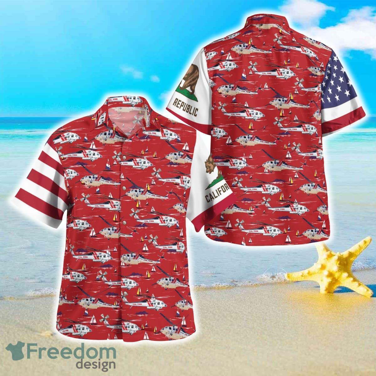 Cal Fire Helicopters 301 Hawaiian Shirt Best Style For Men And Women ...