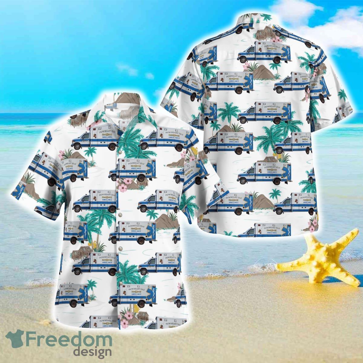 Calais, Maine, Downeast EMS Hawaiian Shirt Best Style For Men Women Product Photo 1