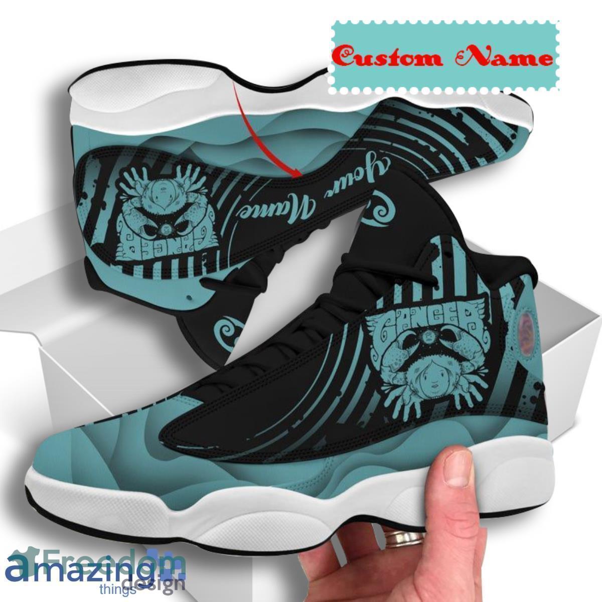 Cancer Zodiac Air Jordan 13 Custom Name Sneakers Best Gift For Men And Women Product Photo 2