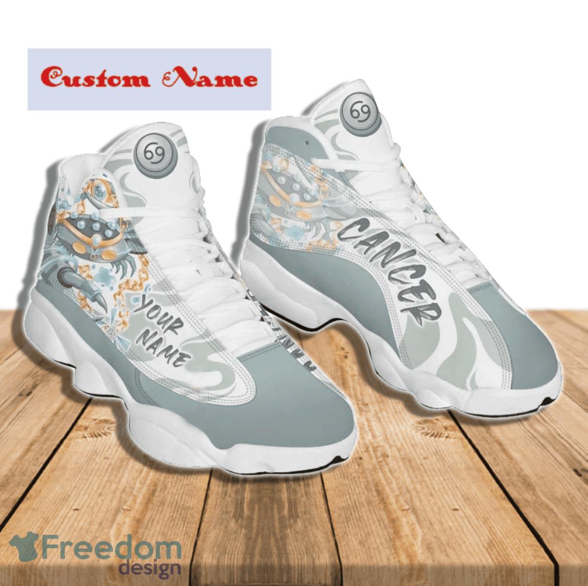 Cancer Zodiac Air Jordan 13 Custom Name Sneakers Best Style For Men And Women Product Photo 1