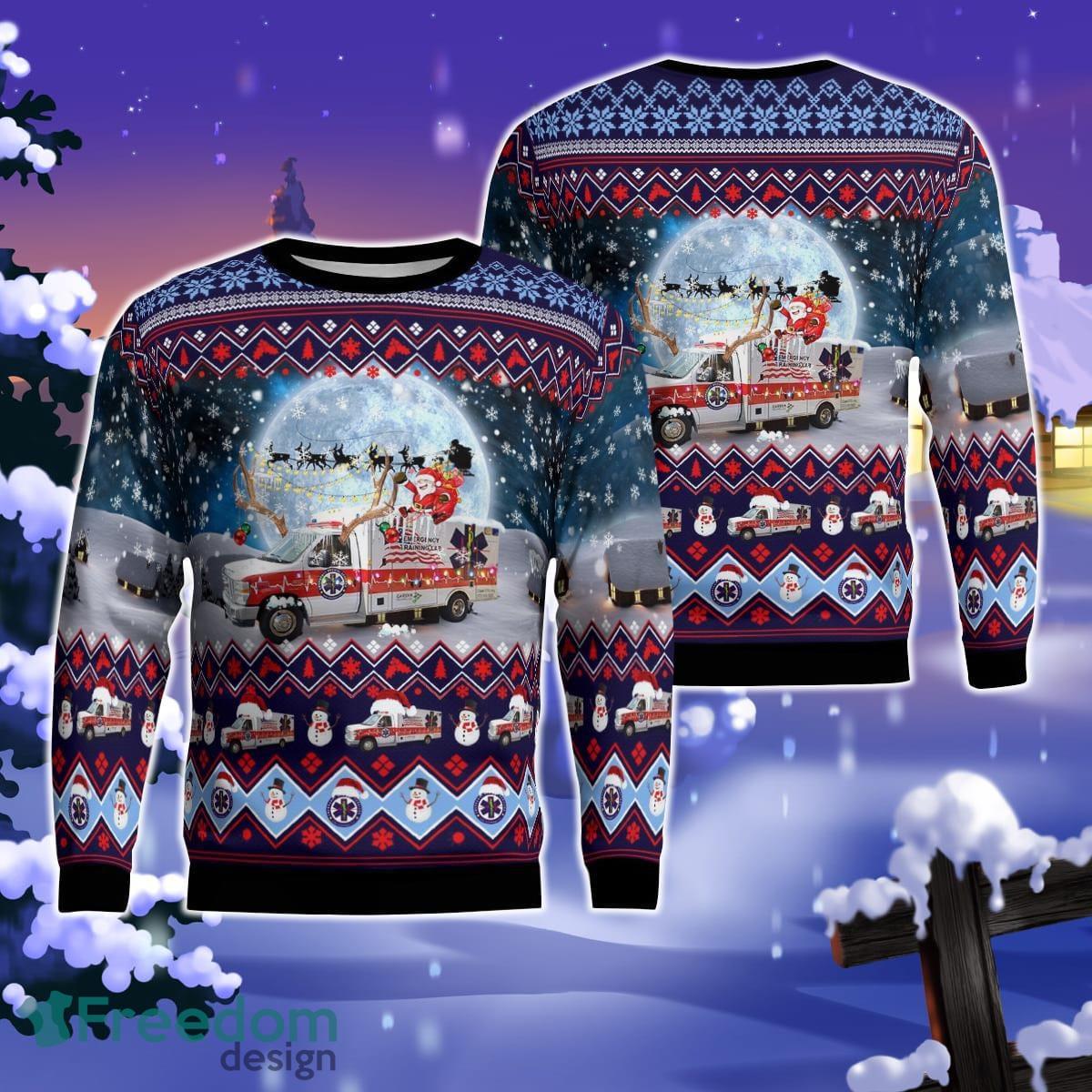 Cape Girardeau CTC EMS Christmas AOP Ugly Sweater Gift For Christmas Product Photo 1