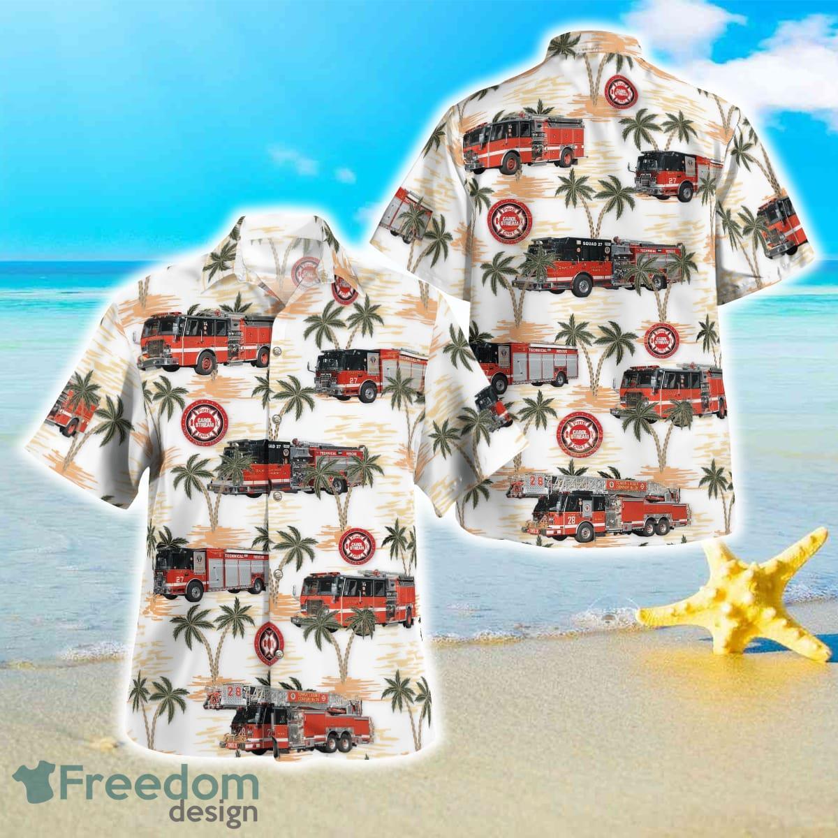 Carol Stream Fire Department Hawaiian Shirt Best Style For Men Women Product Photo 1