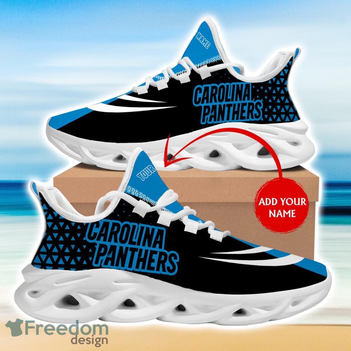 Carolina Panthers Max Soul Sneakers Running Sport Shoes For Men Women Custom Name Product Photo 1