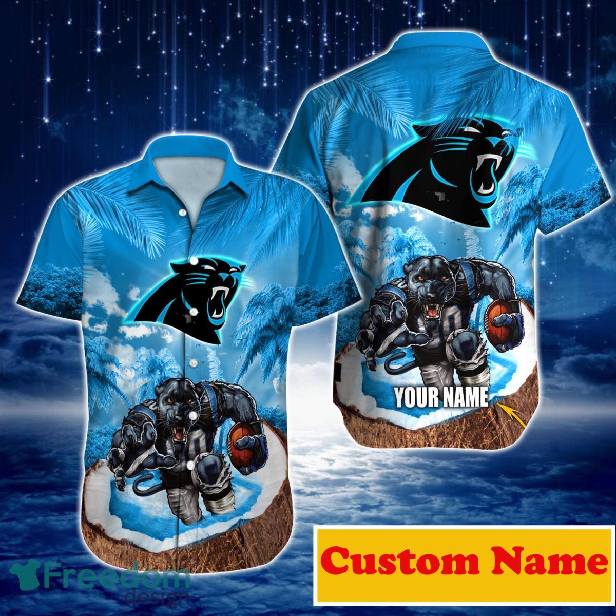 Carolina Panthers NF Custom Name Hawaiian Shirt For Men And Women