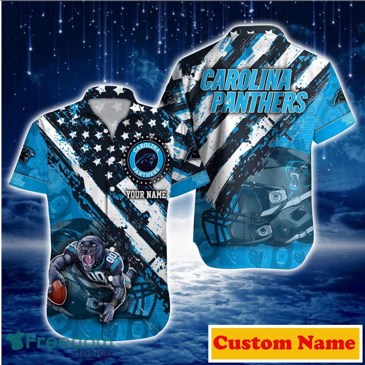 Carolina Panthers NFL Custom Name Hawaiian Shirt For Men And Women Impressive Gift For Fans Product Photo 1