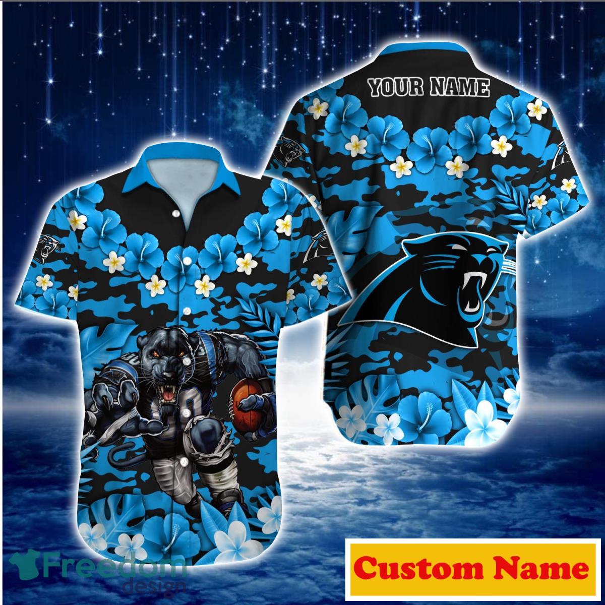 Carolina Panthers NFL Custom Name Hawaiian Shirt For Men And Women Impressive Gift For Real Fans Product Photo 1